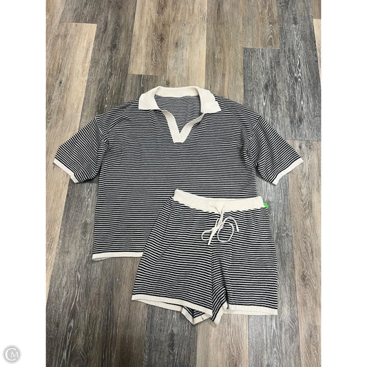 Shorts Set By Clothes Mentor In Striped Pattern, Size: S