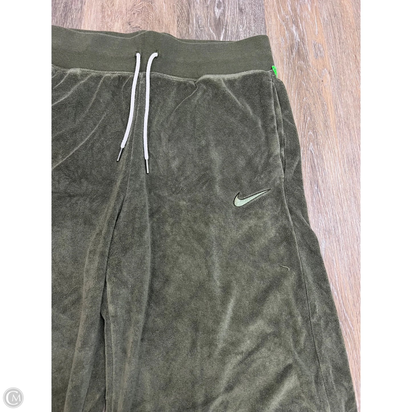 Athletic Pants By Nike Apparel In Green, Size: M
