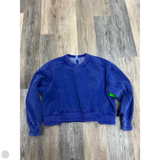Sweatshirt Crewneck By Free People In Purple, Size: Xs