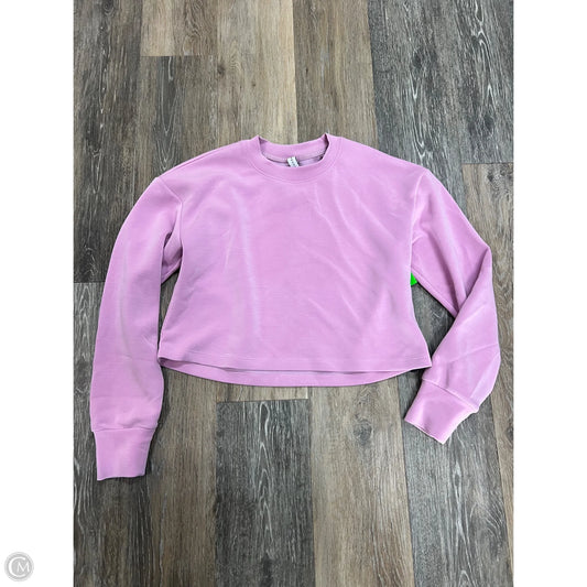 Athletic Sweatshirt Crewneck By 7diamonds In Pink, Size: Xs