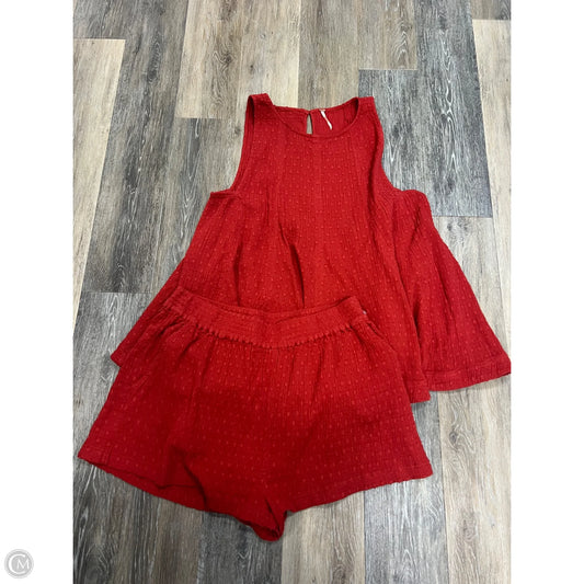 Shorts Set By Free People In Orange, Size: L