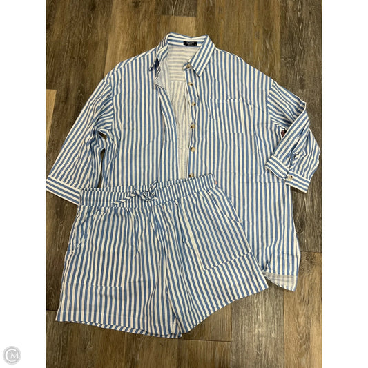 Shorts Set By Zeagoo In Striped Pattern, Size: Xl