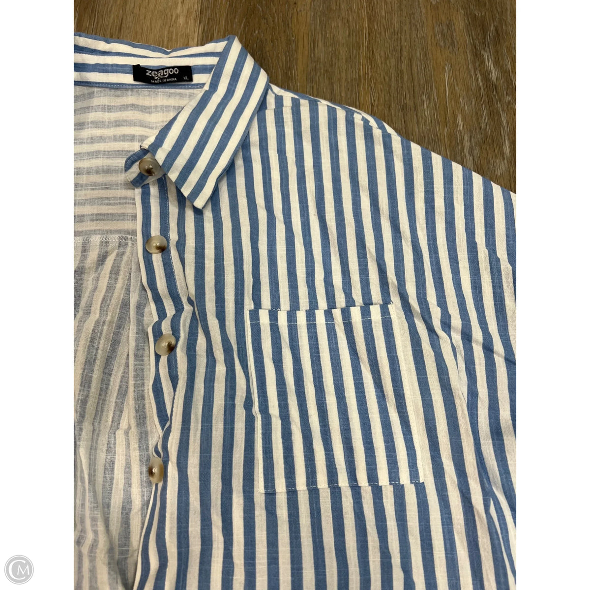 Shorts Set By Zeagoo In Striped Pattern, Size: Xl