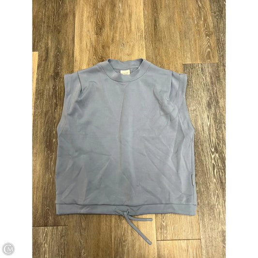 Athletic Top Short Sleeve By Varley In Blue, Size: M