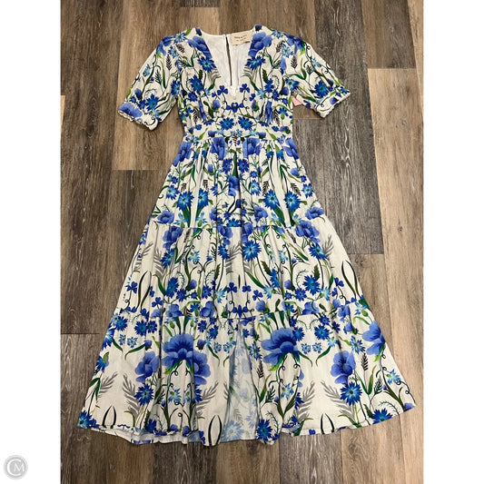 Dress Casual Maxi By Hope & Ivy In Floral Print, Size: 4