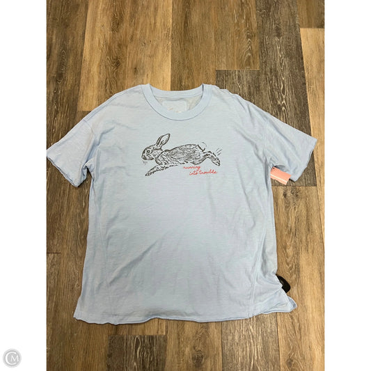 Top Short Sleeve By Aerie In Blue, Size: S