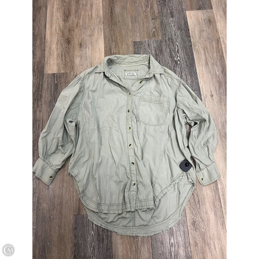 Blouse Long Sleeve By We The Free In Green, Size: M
