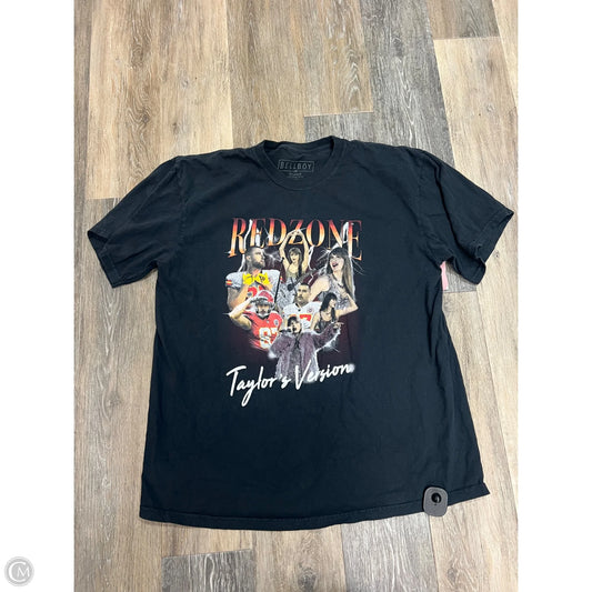 Top Short Sleeve By Bellboy In Black, Size: Xl
