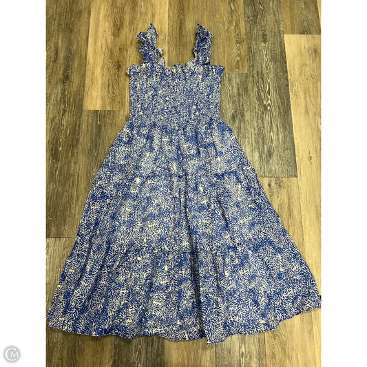 Dress Casual Maxi By Amanda Uprichard In Blue, Size: M