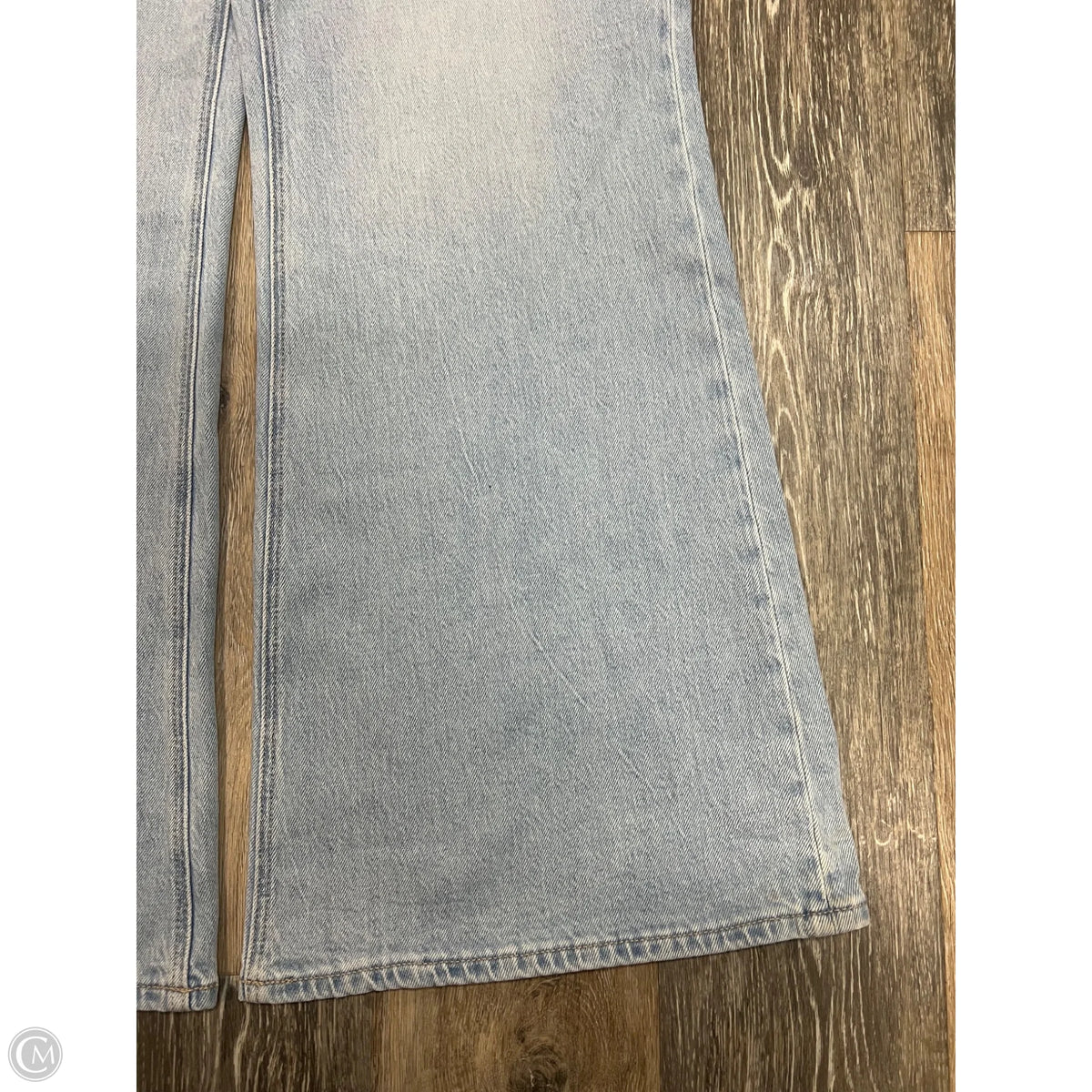 Jeans Flared By American Eagle In Blue Denim, Size: 14