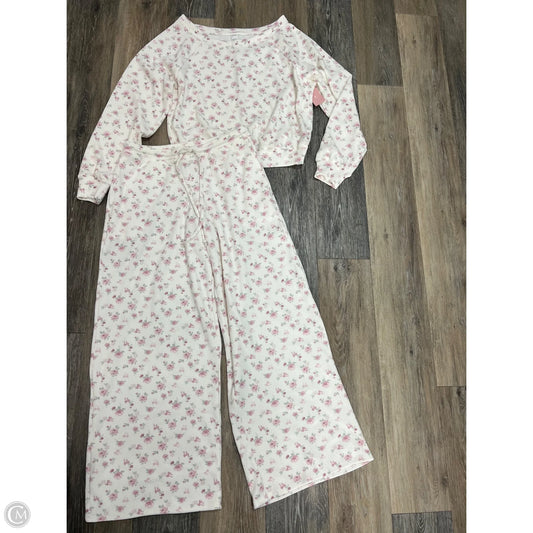 Pajamas 2pc By Gilly Hicks In Floral Print, Size: S/M