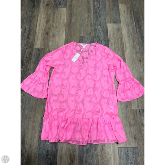 Swimwear Cover-up Designer By Lilly Pulitzer In Pink, Size: Xl