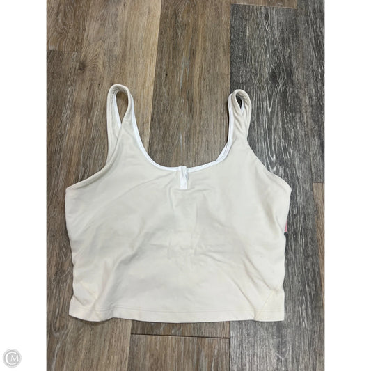 Athletic Tank Top By Lululemon In Cream, Size: 10