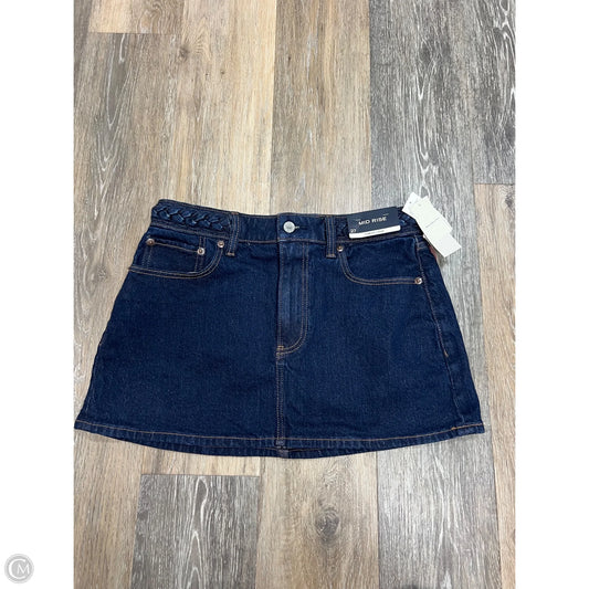 Skort Mini & Short By Abercrombie And Fitch In Blue Denim, Size: 4/27