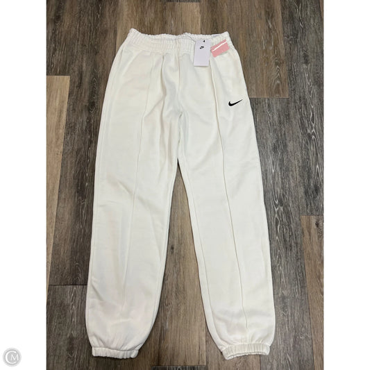 Athletic Pants By Nike Apparel In White, Size: S