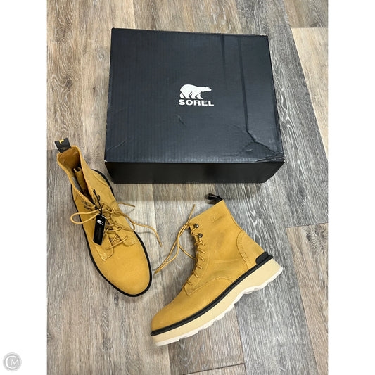 Boots Ankle Heels By Sorel In Yellow, Size: 10