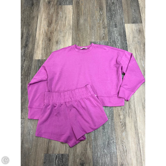 Shorts Set By Zenana In Pink, Size: S
