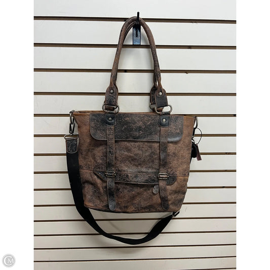 Handbag Leather By Bed Stu, Size: Medium