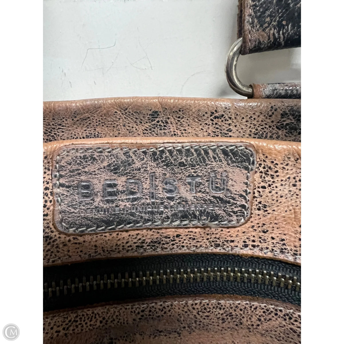 Handbag Leather By Bed Stu, Size: Medium