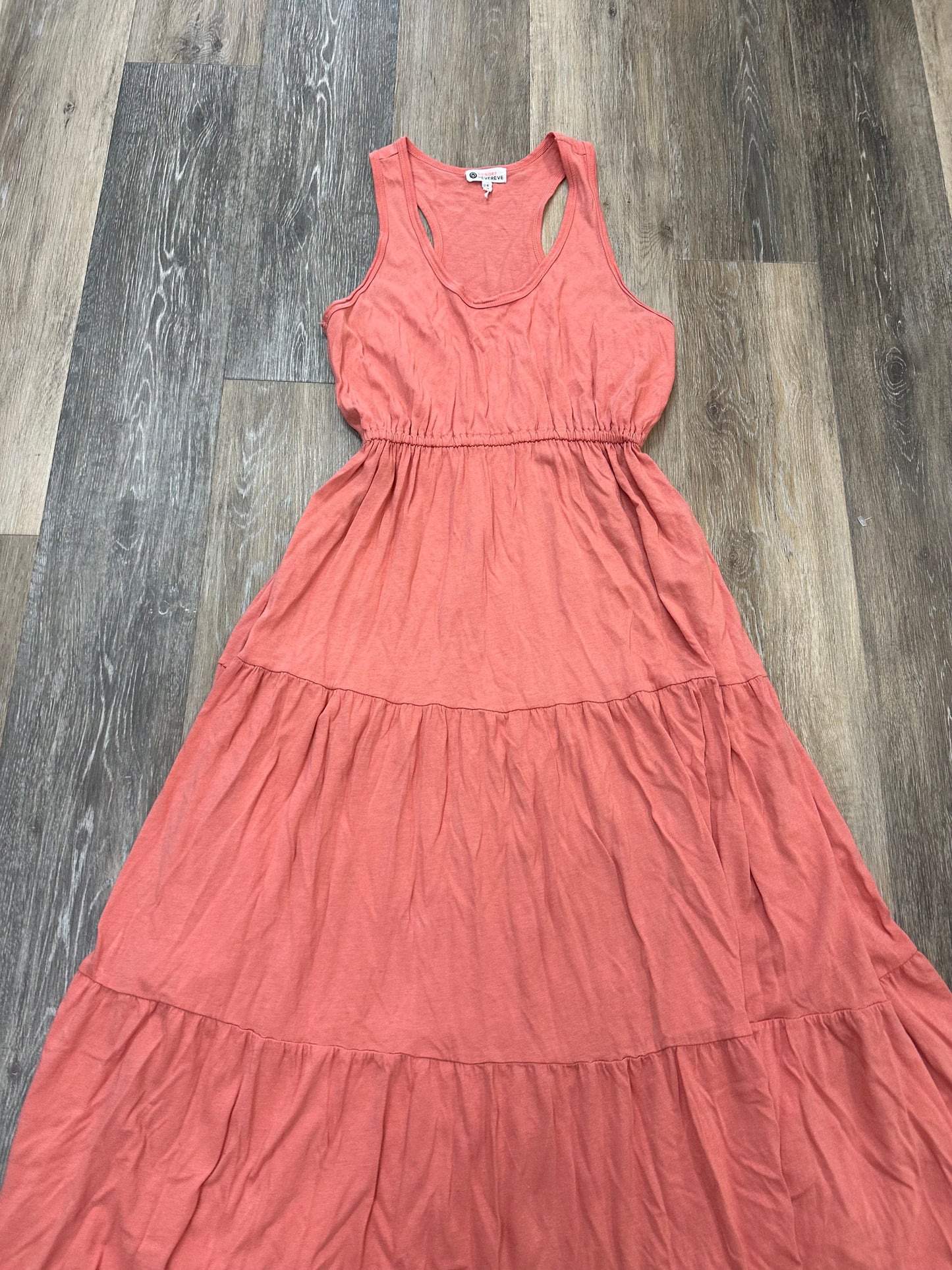 Dress Casual Maxi By Evereve In Coral, Size: Xs