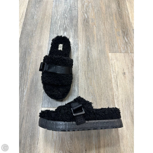 Sandals Designer By Ugg In Black, Size: 10