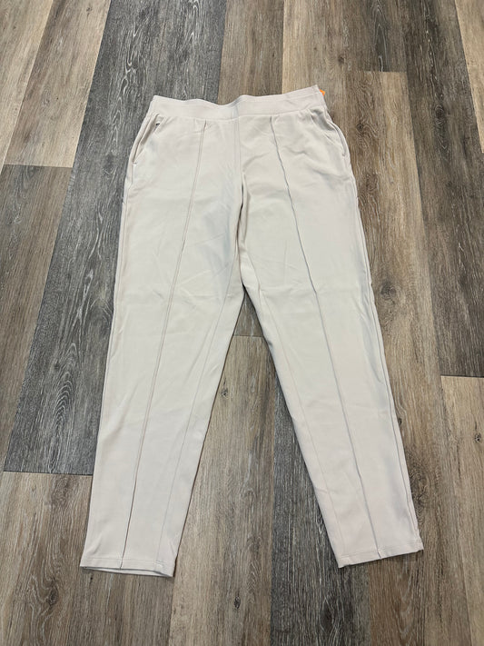 Athletic Pants By Athleta In Cream, Size: M Tall