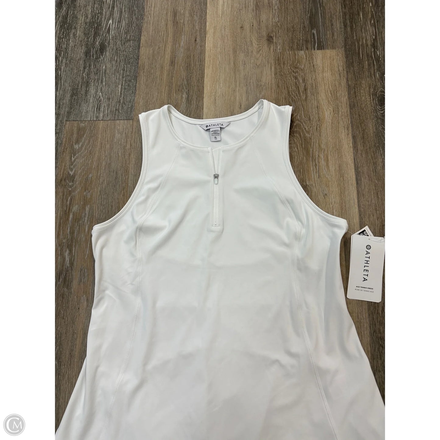 Athletic Dress By Athleta In White, Size: Xl
