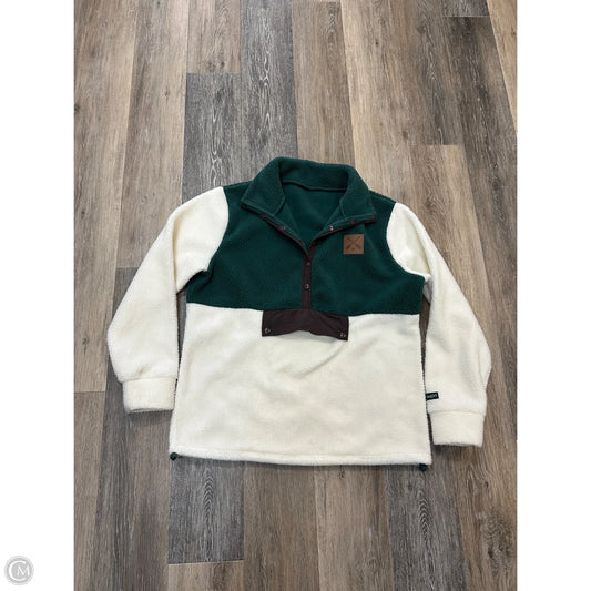 Athletic Fleece By Lakegirl In Green & White, Size: L