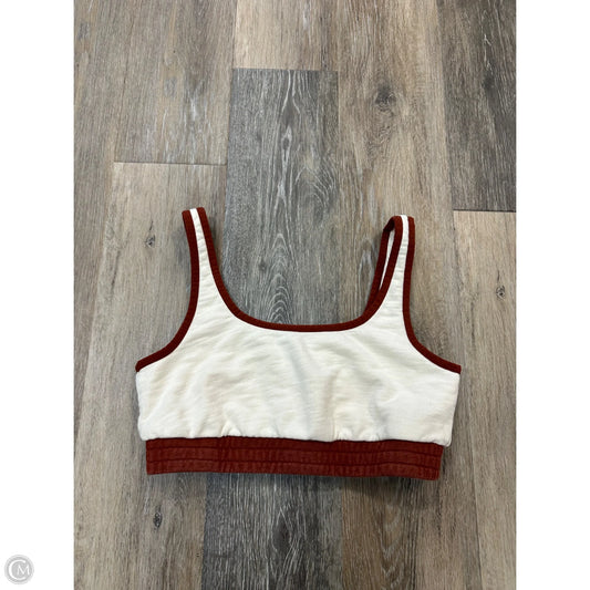Tank Top By Madewell In Red & White, Size: M