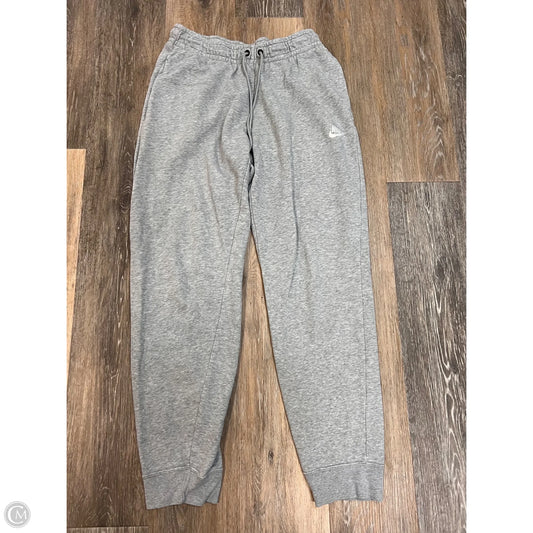 Athletic Pants By Nike In Grey, Size: M