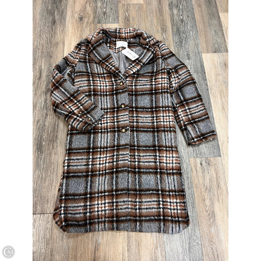 Coat Trench Coat By Panache Apparel In Multi-colored, Size: S