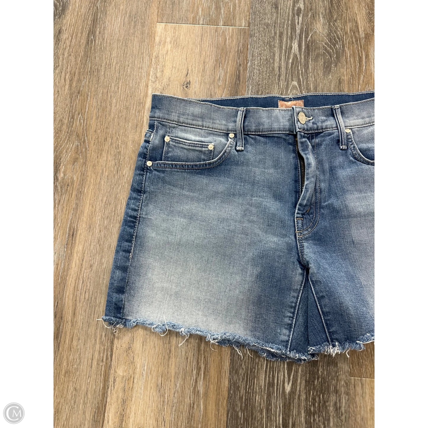 Shorts By Mother In Blue Denim, Size: 4