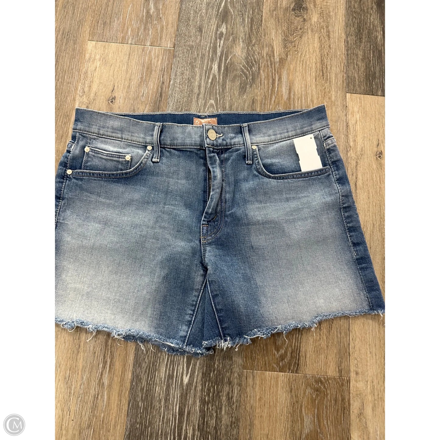 Shorts By Mother In Blue Denim, Size: 4