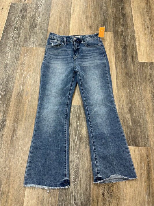 Jeans Straight By Vervet In Blue Denim, Size: 2