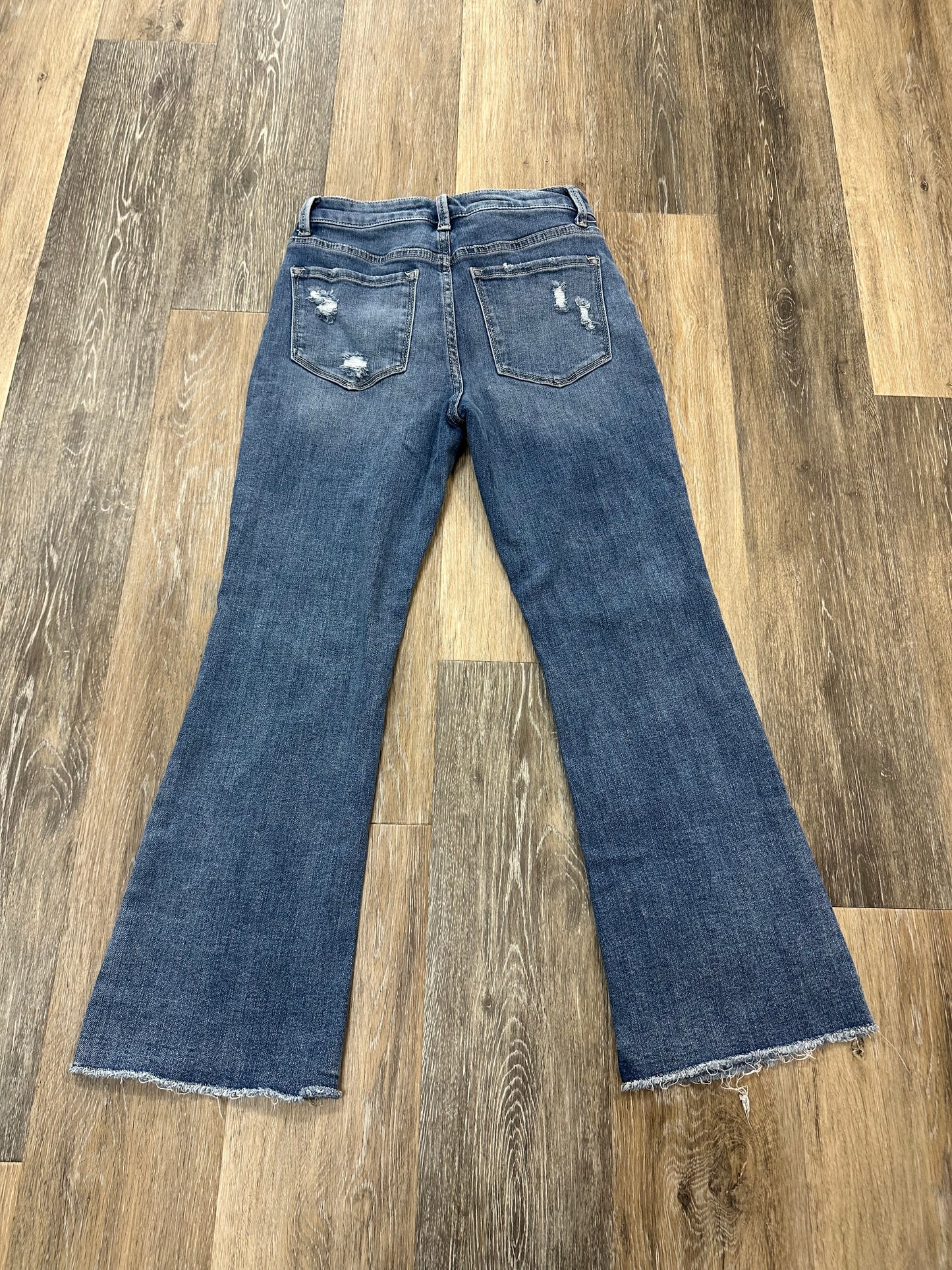 Jeans Straight By Vervet In Blue Denim, Size: 2