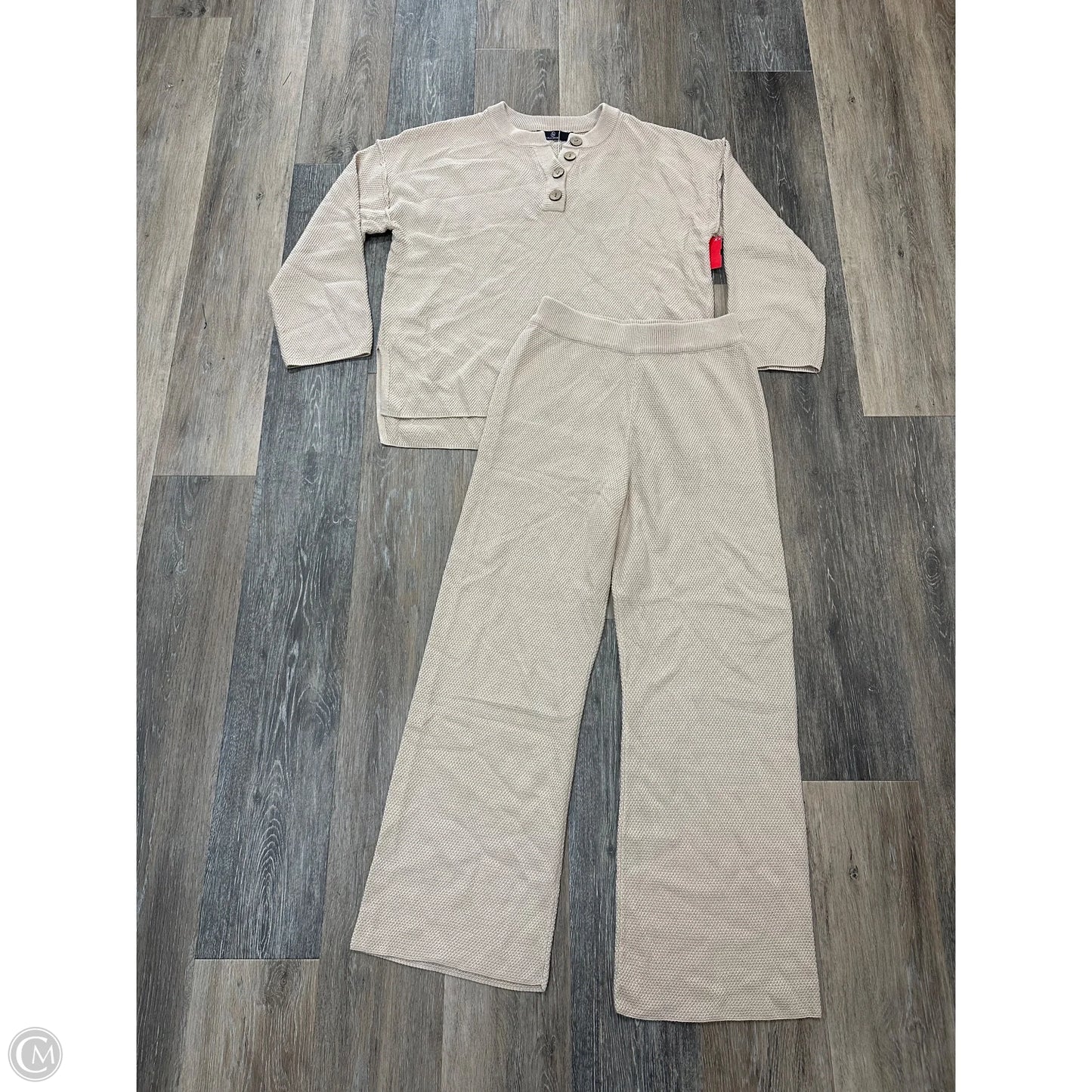 Pants Set 2pc By Lillusory In Cream, Size: S