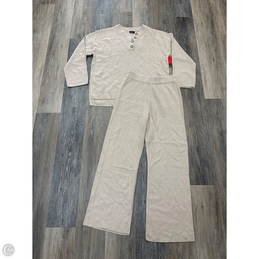 Pants Set 2pc By Lillusory In Cream, Size: S