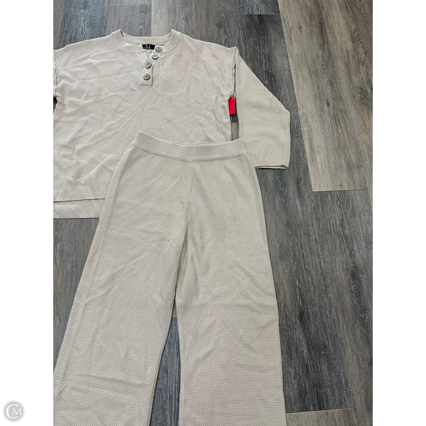 Pants Set 2pc By Lillusory In Cream, Size: S