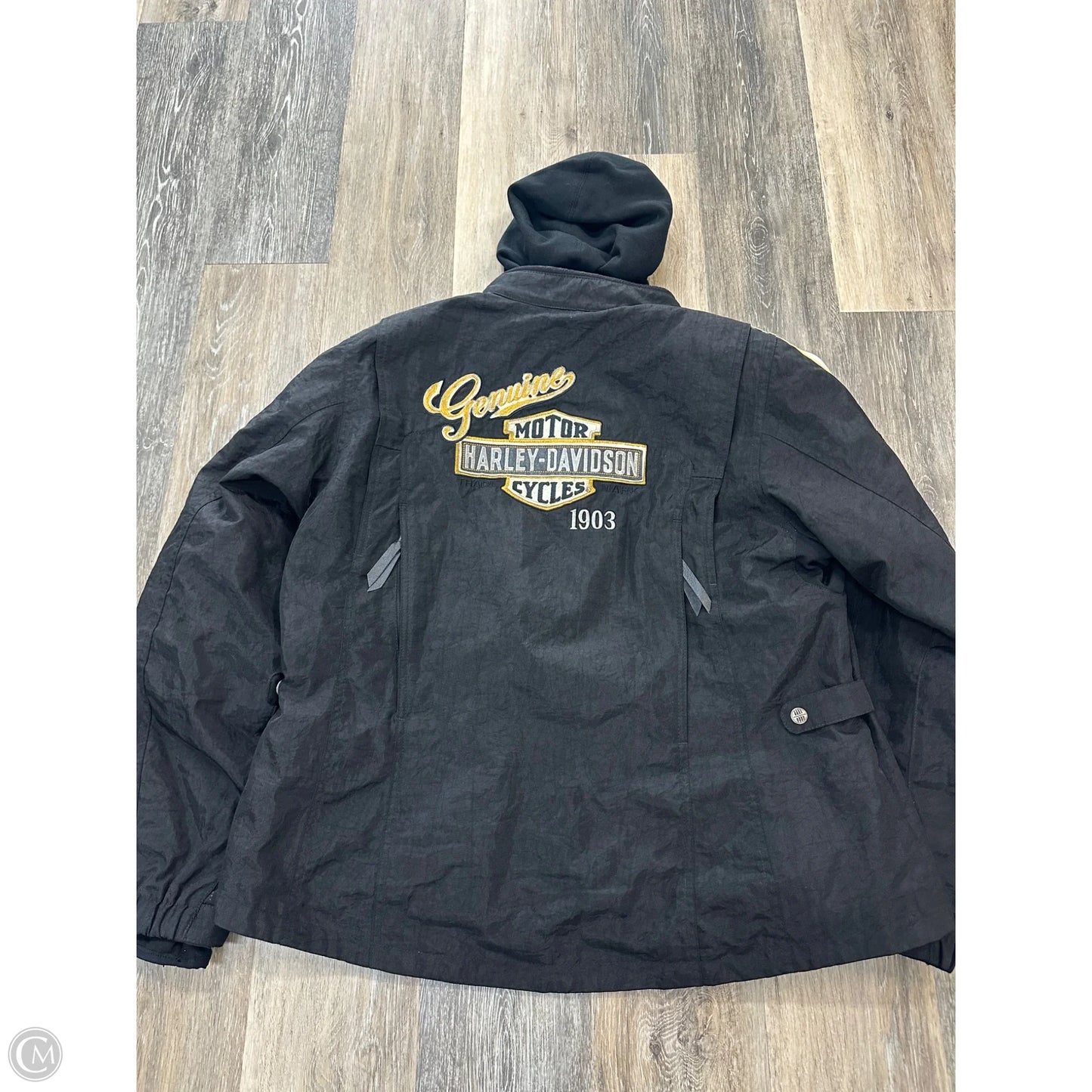 Jacket Moto By Harley Davidson In Black, Size: 1x