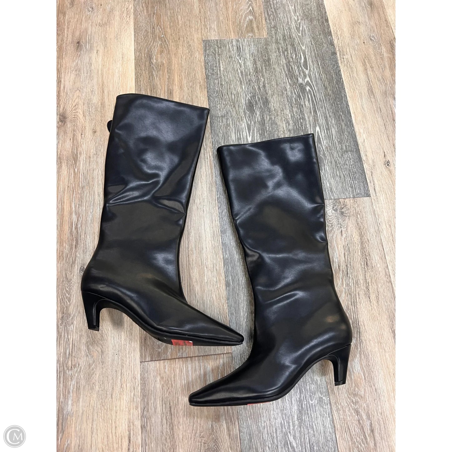 Boots Ankle Heels By Inc In Black, Size: 8.5