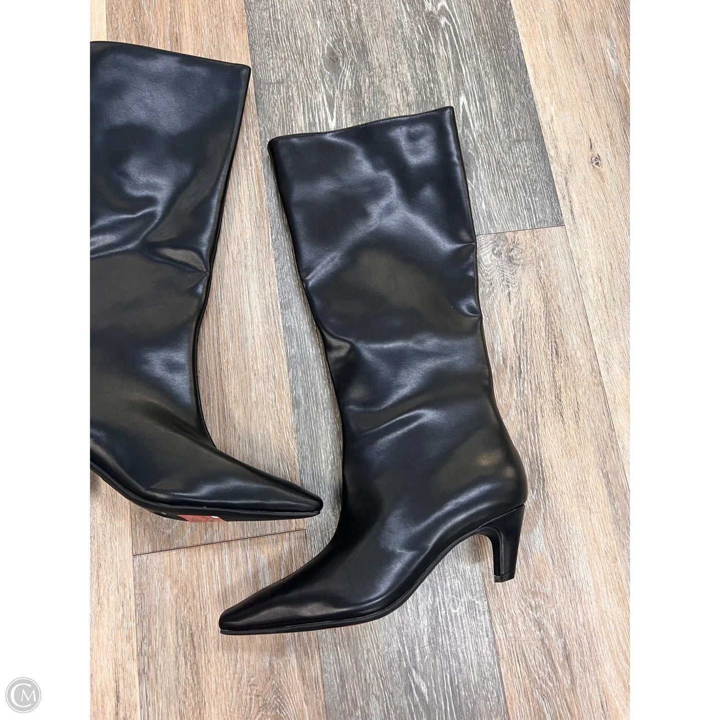 Boots Ankle Heels By Inc In Black, Size: 8.5