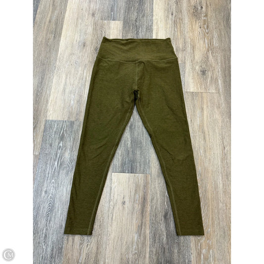 Athletic Leggings By Beyond Yoga In Green, Size: L