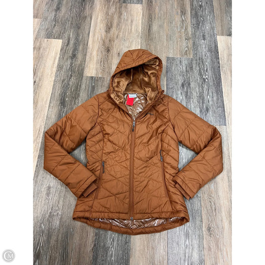 Coat Puffer & Quilted By Columbia In Orange, Size: S
