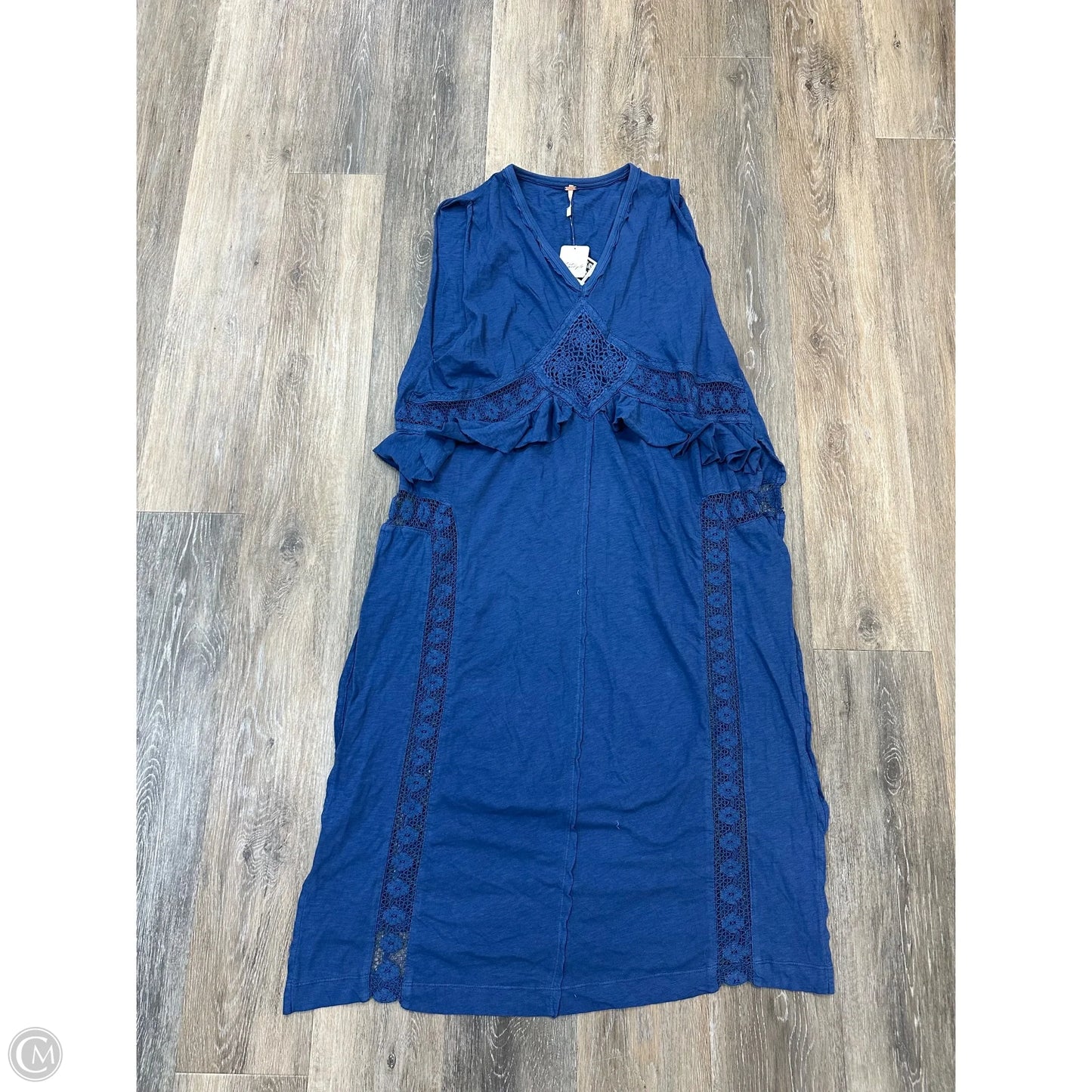 Dress Casual Maxi By Free People In Blue, Size: Xs