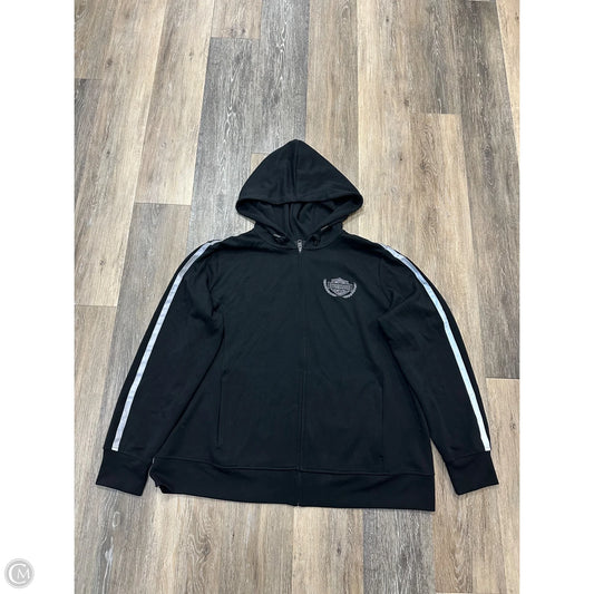 Sweatshirt Hoodie By Harley Davidson In Black, Size: 2x