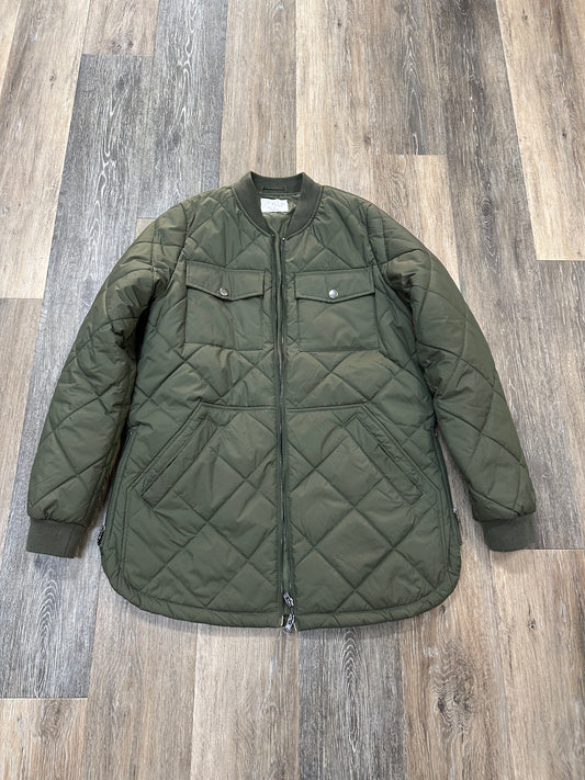 Jacket Puffer & Quilted By Stylus In Green, Size: S