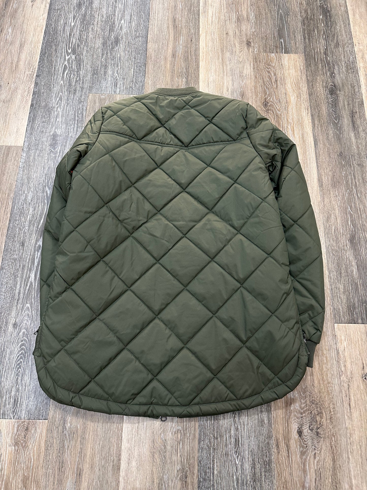 Jacket Puffer & Quilted By Stylus In Green, Size: S