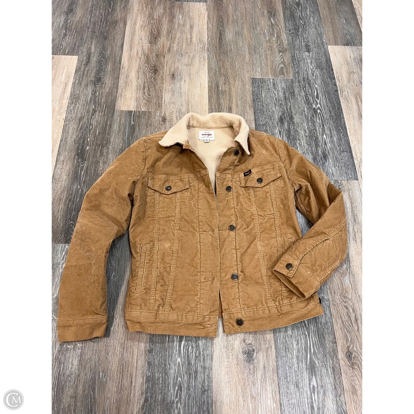 Jacket Other By Wrangler In Tan, Size: Xs