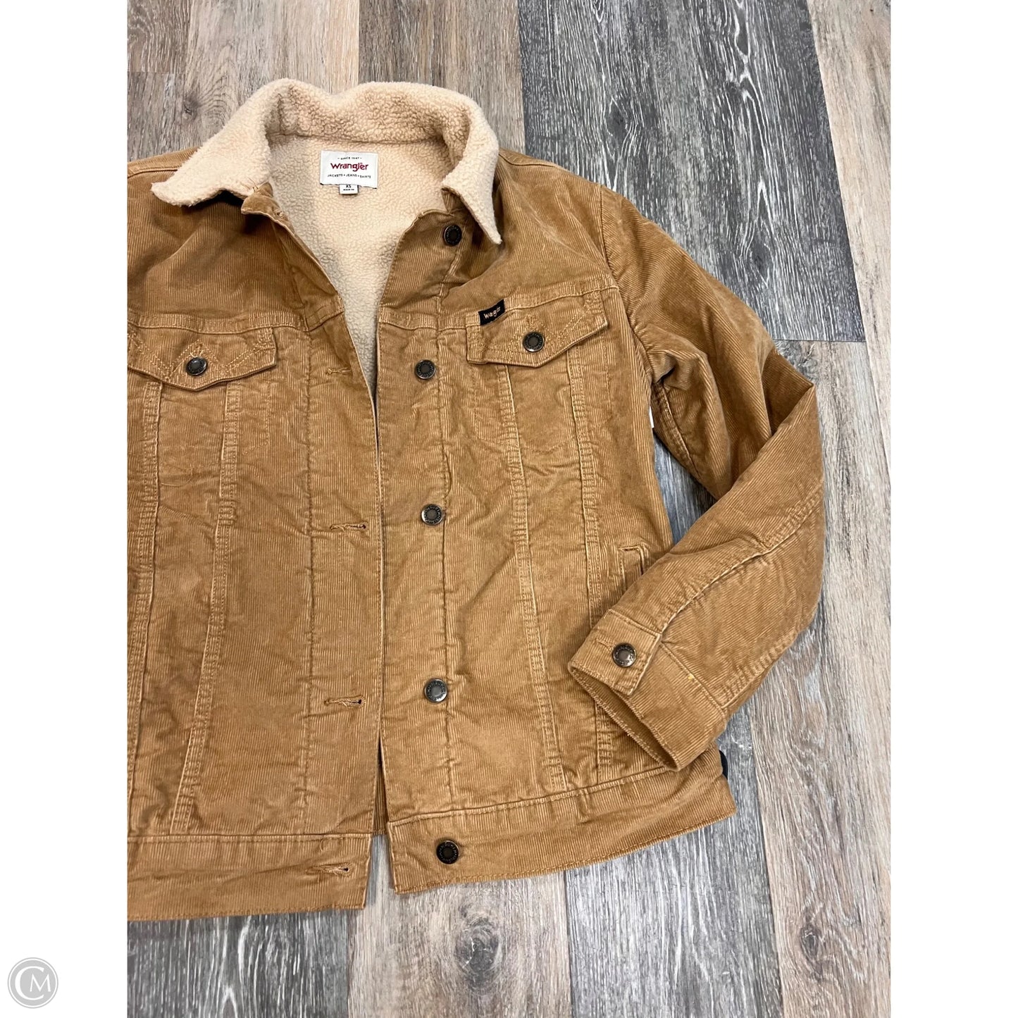 Jacket Other By Wrangler In Tan, Size: Xs