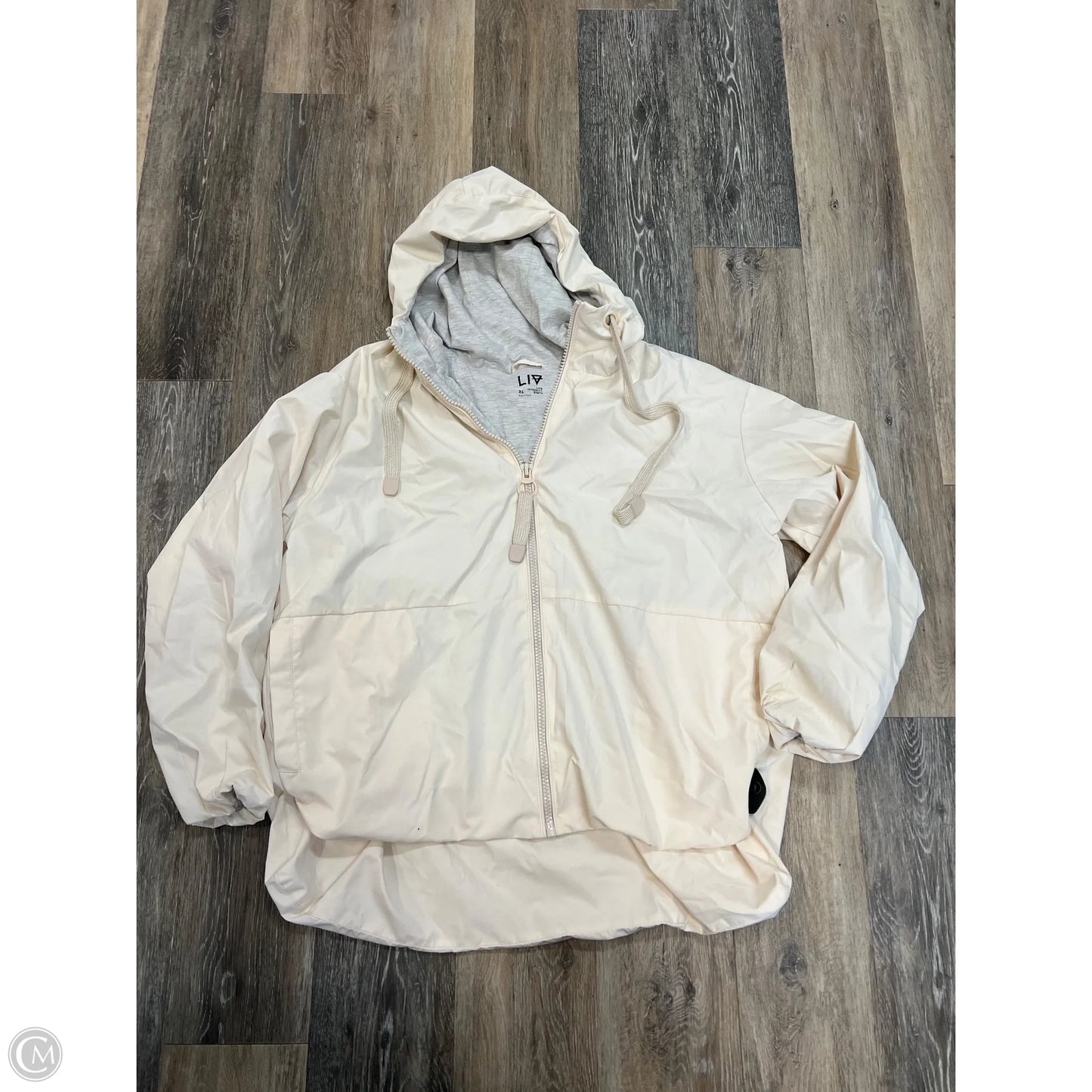 Athletic Jacket By Liv Outdoor In Cream, Size: Xl